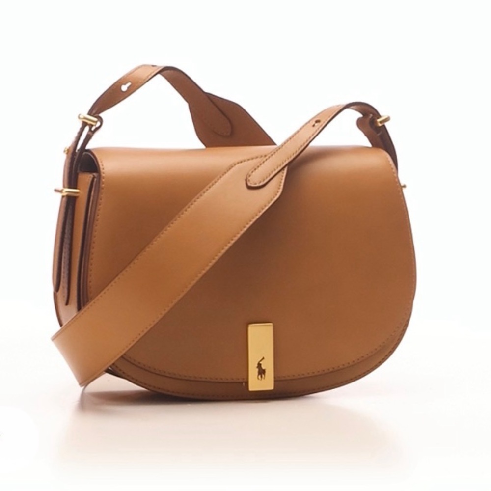 Polo ID Leather Saddle Bag - Picture 3 of 13